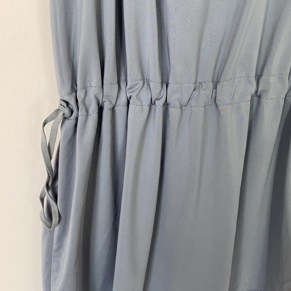 Gap Fit gray and orange cinched waist athletic dress - Picture 3 of 8